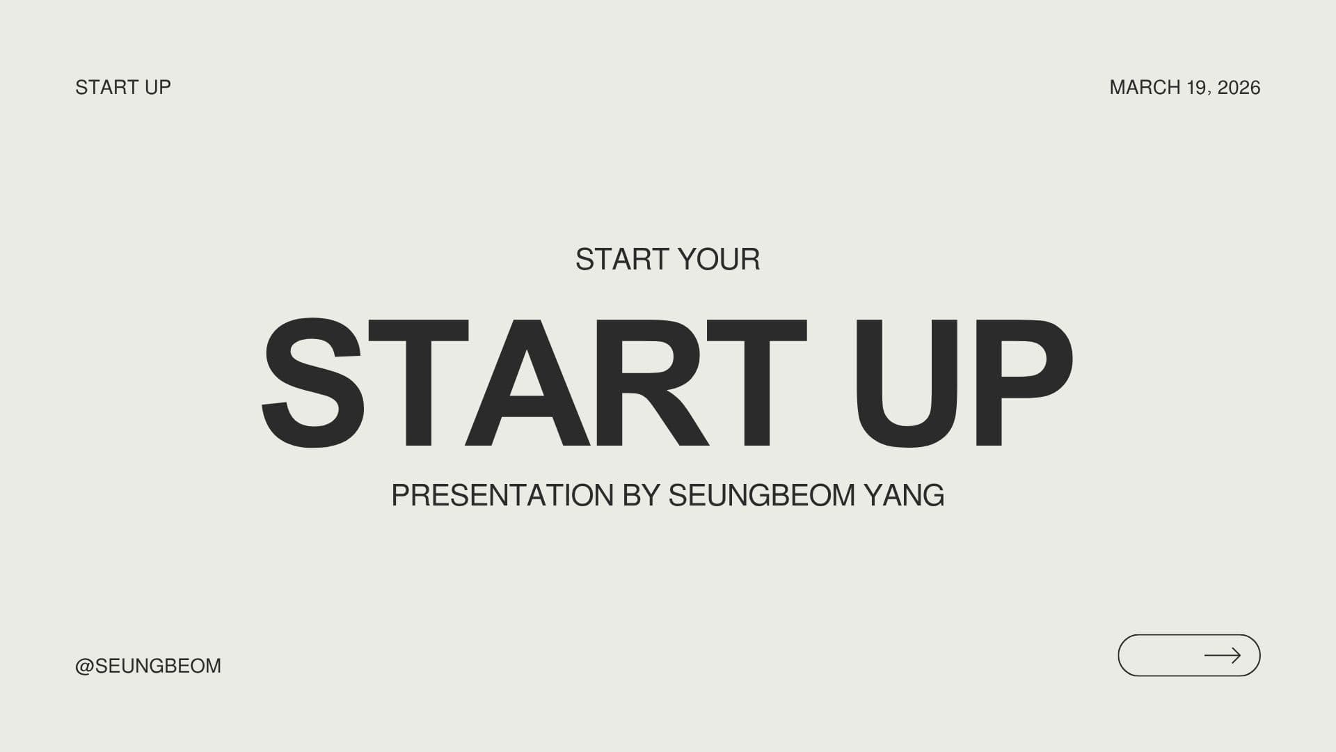 Presentation slide 1